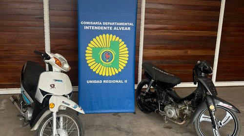 Secuestraron dos motos en Intendente Alvear preparadas para correr picadas ilegales